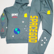 Load image into Gallery viewer, "Sun of God" Pullover Hoodie & Stacked Pants