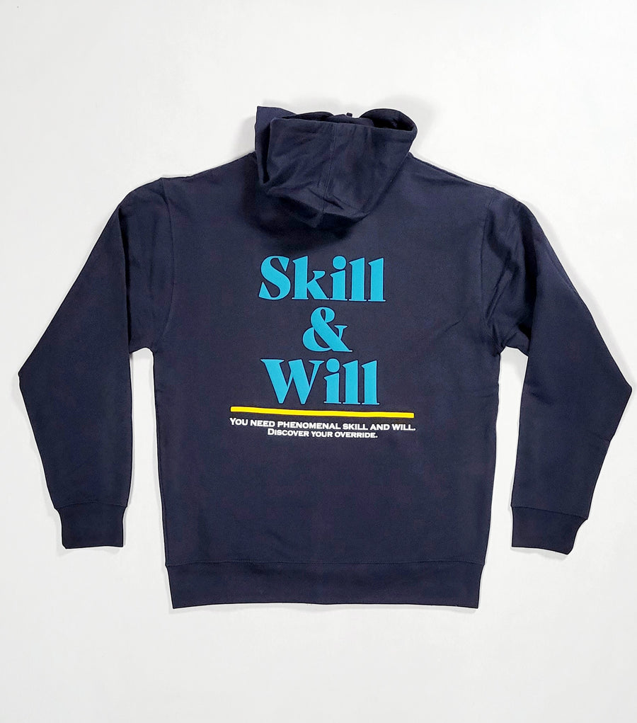 "Skill & Will" Zip Up Hoodie