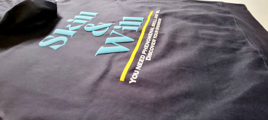 "Skill & Will" Zip Up Hoodie
