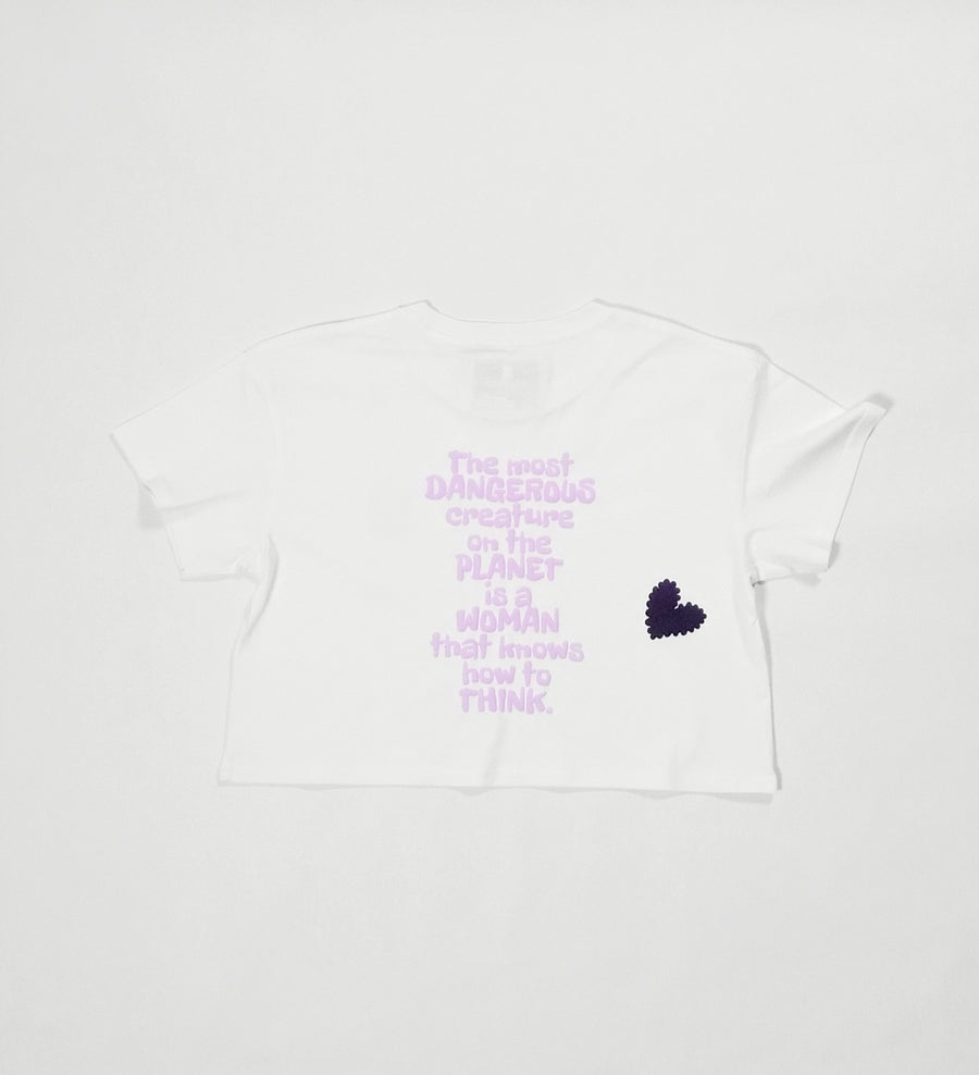 "Wo's Power" Crop Tee